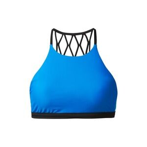 LULULEMON Blue & Black Tidal Flow Net Top Bathing-suit. Size 6